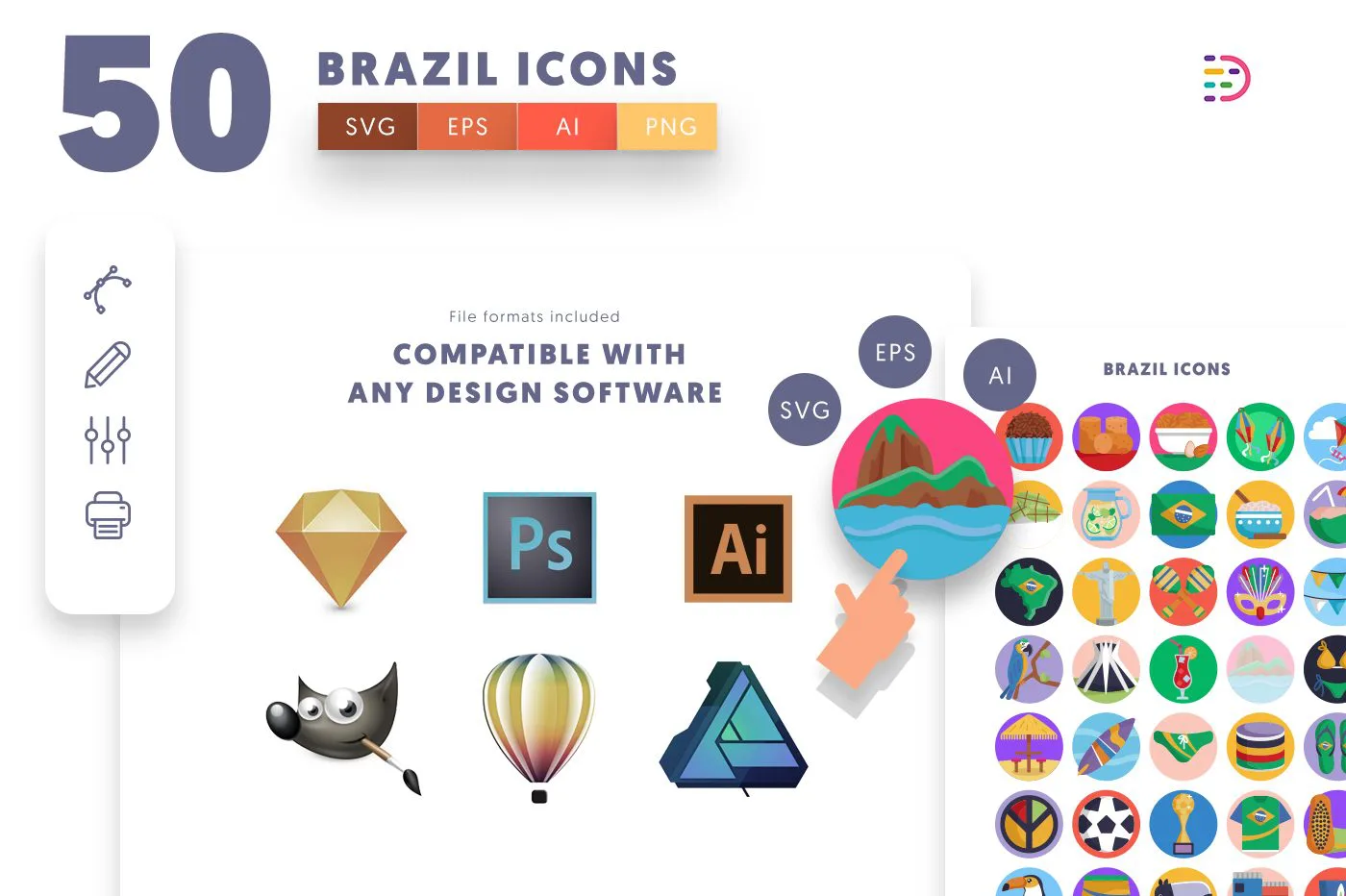 50-Brazil-Icons