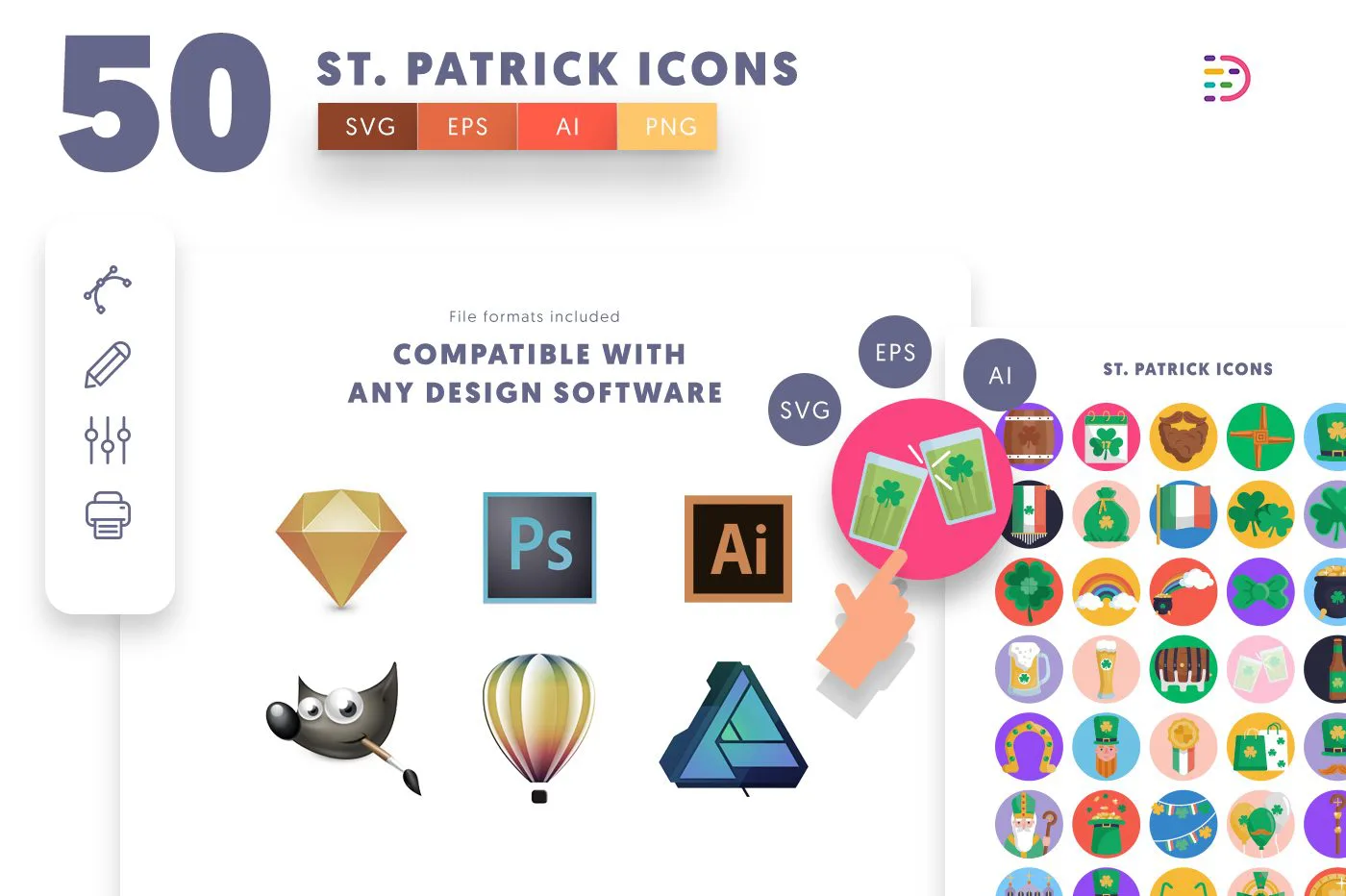 50-St Patrick-Icons