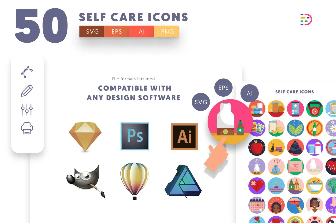 50-Self Care-Icons