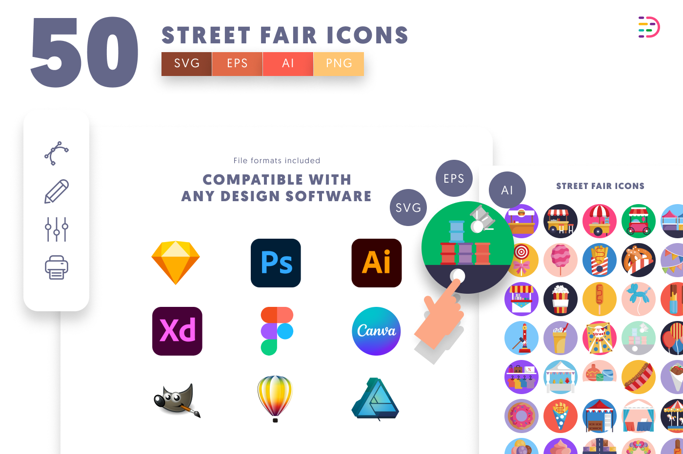 50-Street Fair-Icons