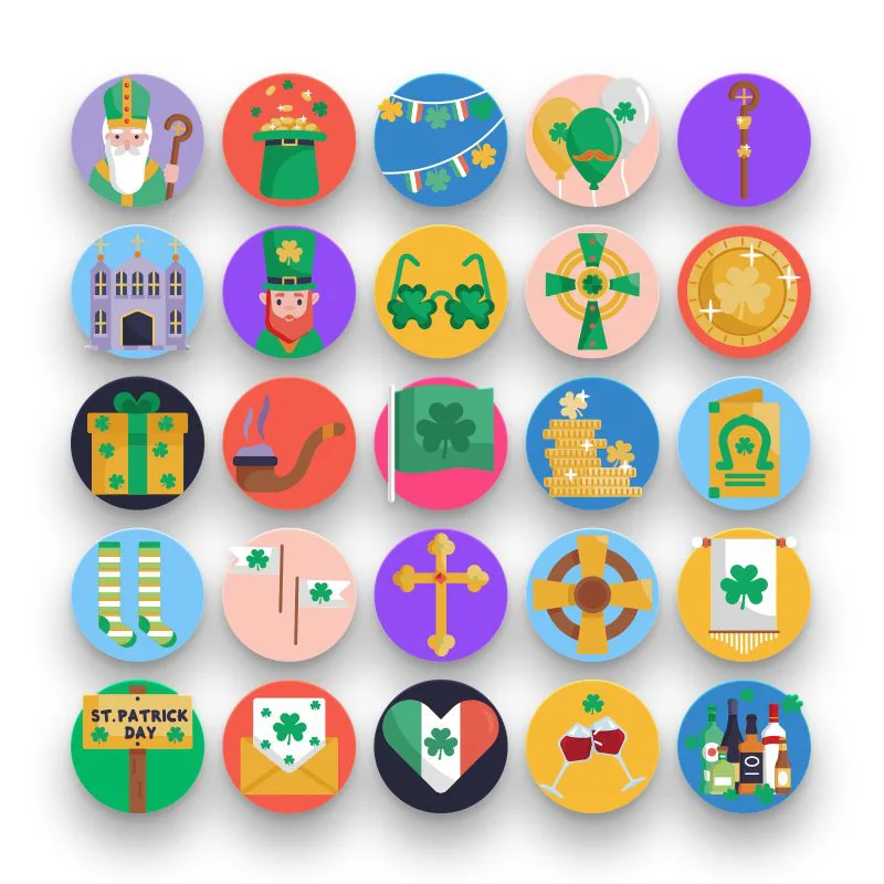 50-St Patrick-Icons