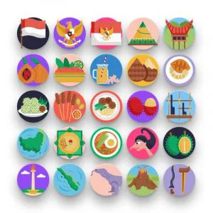 Indonesia Icons