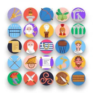 50-Ancient Greece-Icons