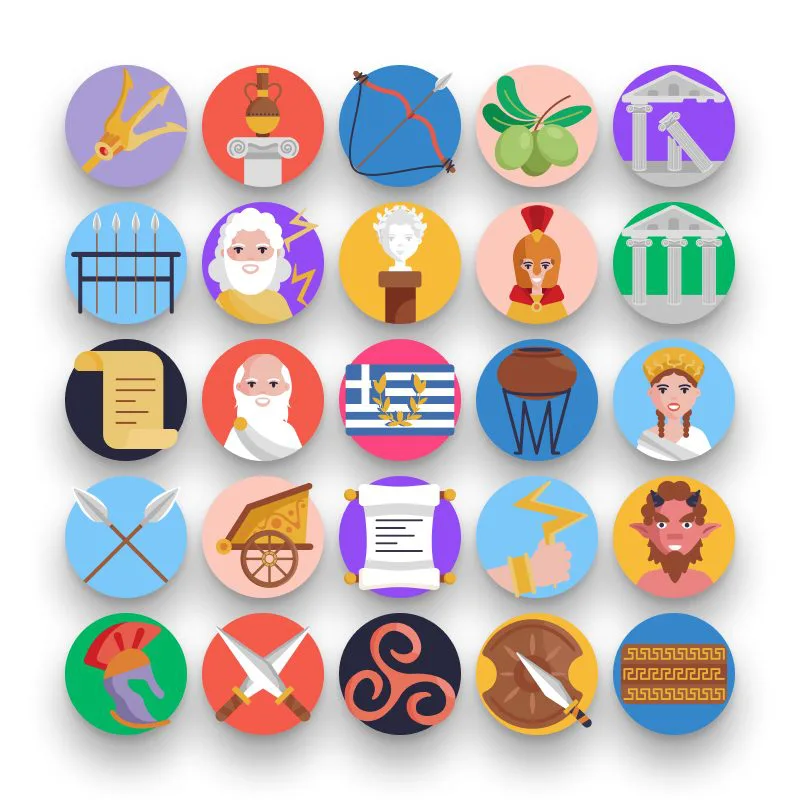 50-Ancient Greece-Icons _ Shop 50-Ancient Greece-Icons