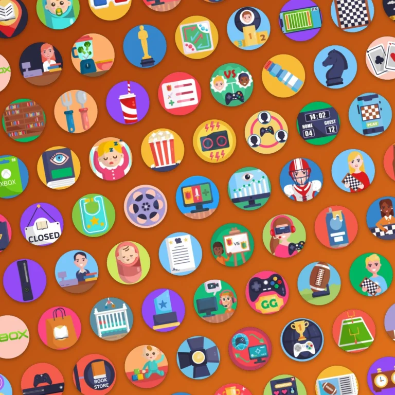 Games & Entertainment icon sets