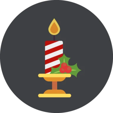 Flat Christmas icon 6 of 10