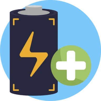 Battery icon 9 of 10