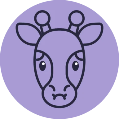 Giraffe Emoji Outline icon 4 of 10