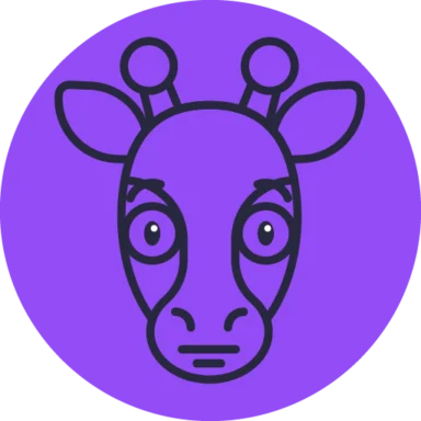Giraffe Emoji Outline icon 5 of 10