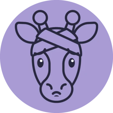Giraffe Emoji Outline icon 6 of 10