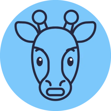 Giraffe Emoji Outline icon 9 of 10