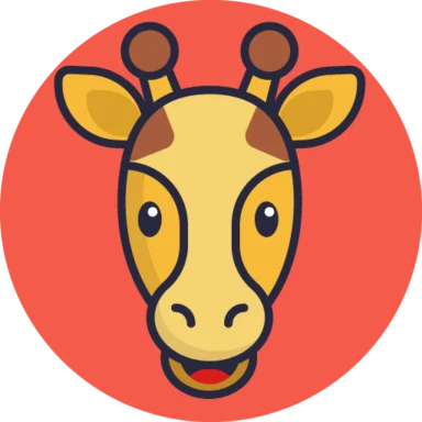 Giraffe Emoji Stroke icon 1 of 10