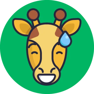 Giraffe Emoji Stroke icon 3 of 10