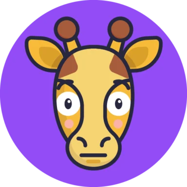 Giraffe Emoji Stroke icon 5 of 10