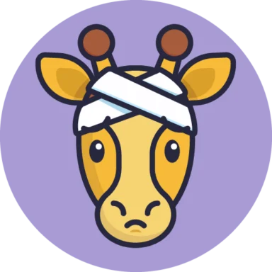 Giraffe Emoji Stroke icon 6 of 10