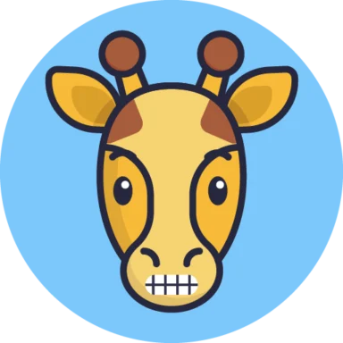 Giraffe Emoji Stroke icon 9 of 10