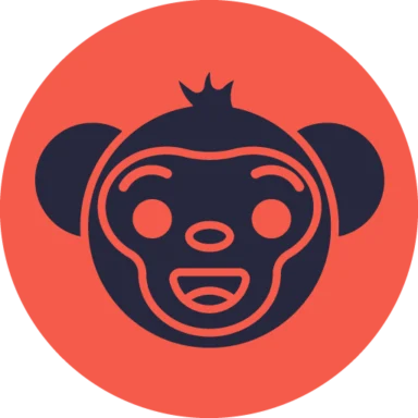 Monkey Emoji Fill icon 1 of 10