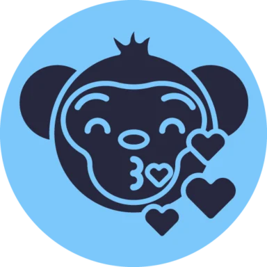 Monkey Emoji Fill icon 7 of 10