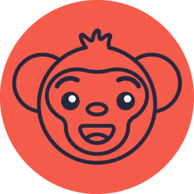 Monkey Emoji Outline icon 1 of 10