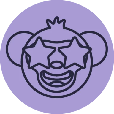 Monkey Emoji Outline icon 4 of 10