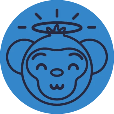 Monkey Emoji Outline icon 10 of 10