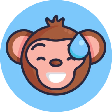 Monkey Emoji Stroke icon 3 of 10