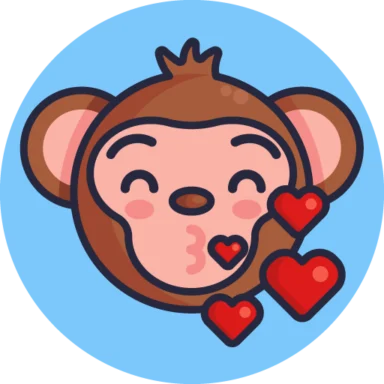 Monkey Emoji Stroke icon 7 of 10